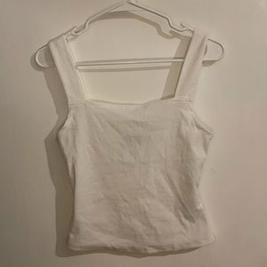 SHEIN White Crop Tank Top